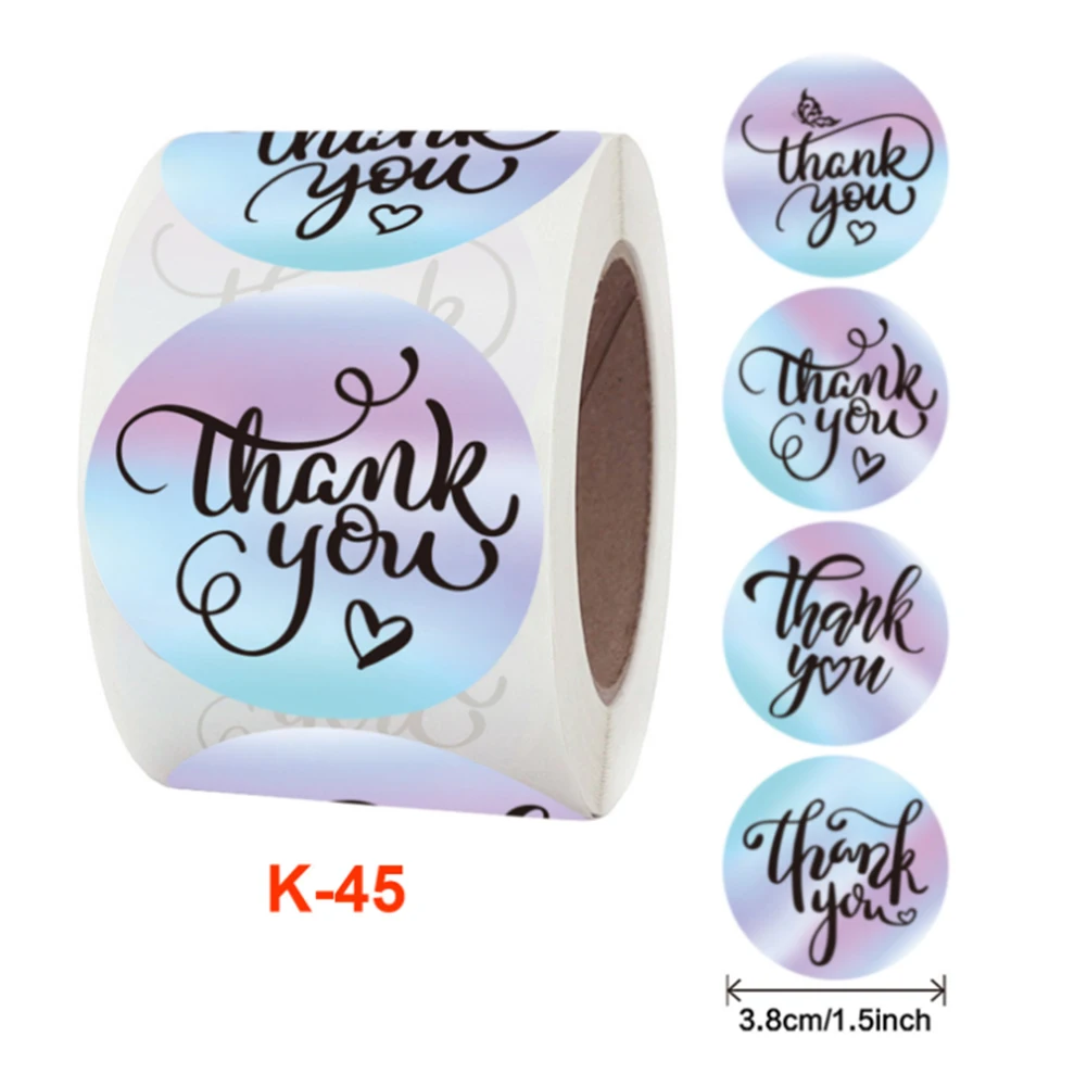 500pcs/1.5inch Rainbow Thank You for Stickers with Four Patterns for Company Giveaway & Birthday Party Favors Labels
500pcs/1.5inch Rainbow Thank You for Stickers with Four Patterns for Company Giveaway & Birthday Party Favors Labels