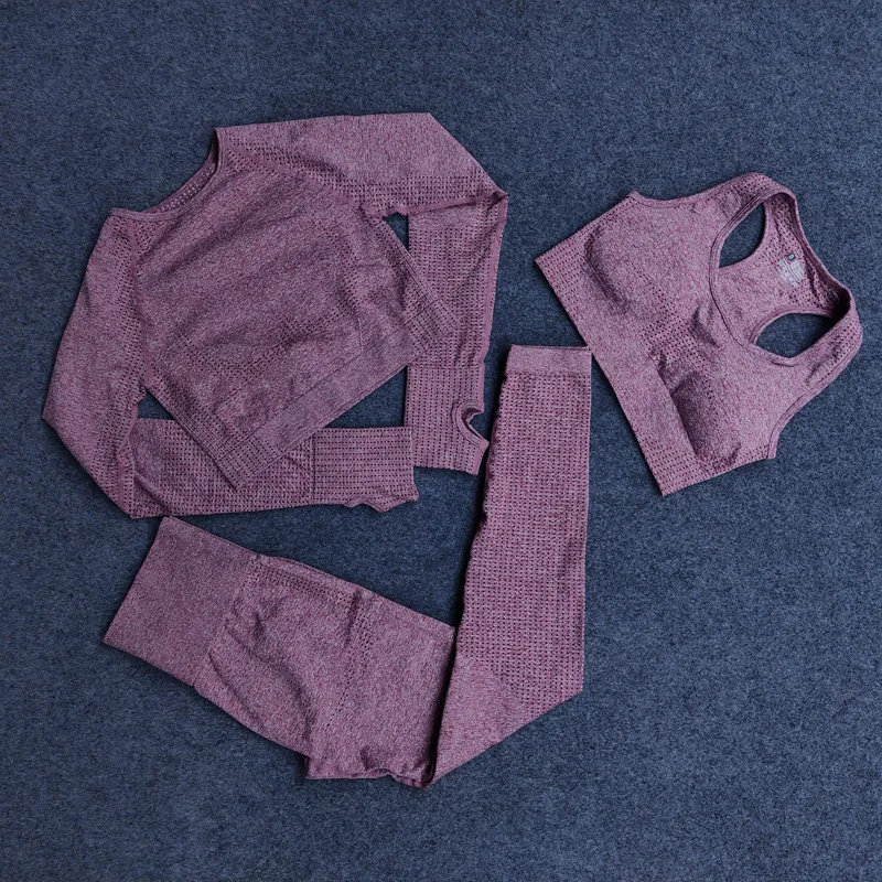 Women Seamless Yoga Set Fitness Sports Suits Gym Clothing Long Sleeve Crop Top Shirts High Waist Running Leggings Workout Pants
Women Seamless Yoga Set Fitness Sports Suits Gym Clothing Long Sleeve Crop Top Shirts High Waist Running Leggings Workout Pants