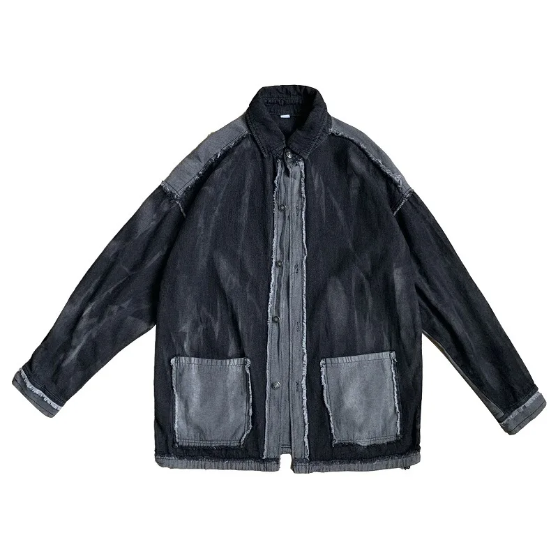 Men's Trendy Retro Denim Jacket Men's Korean-Style Loose All-match Casual Handsome Trend Coat Coat Style Unique Men's Tops
Men's Trendy Retro Denim Jacket Men's Korean-Style Loose All-match Casual Handsome Trend Coat Coat Style Unique Men's Tops