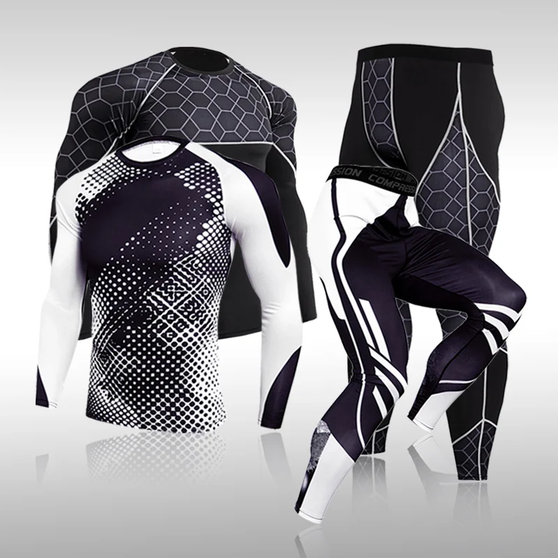 Man Compression 2-Piece Set Men's Thermal Underwear Quick-Drying Sportswear Suit Quick Drying Perspiration Fitness Training
Man Compression 2-Piece Set Men's Thermal Underwear Quick-Drying Sportswear Suit Quick Drying Perspiration Fitness Training