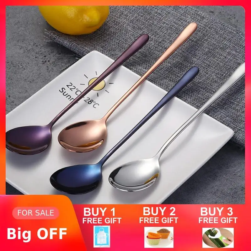 1pcs Stainless Dessert Spoon Long Handle Korean Dinnerware Set Coffee Spoon Food Grade Stainless Ice Cream Candy Tea Spoons Set
1pcs Stainless Dessert Spoon Long Handle Korean Dinnerware Set Coffee Spoon Food Grade Stainless Ice Cream Candy Tea Spoons Set
