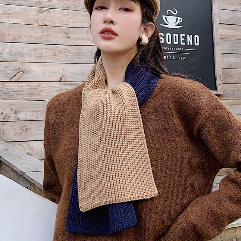 2020 New Two-Color Scarf Female Autumn And Winter All-Match Student Small Fresh Mid-Length Knitted Wool Scarf
2020 New Two-Color Scarf Female Autumn And Winter All-Match Student Small Fresh Mid-Length Knitted Wool Scarf