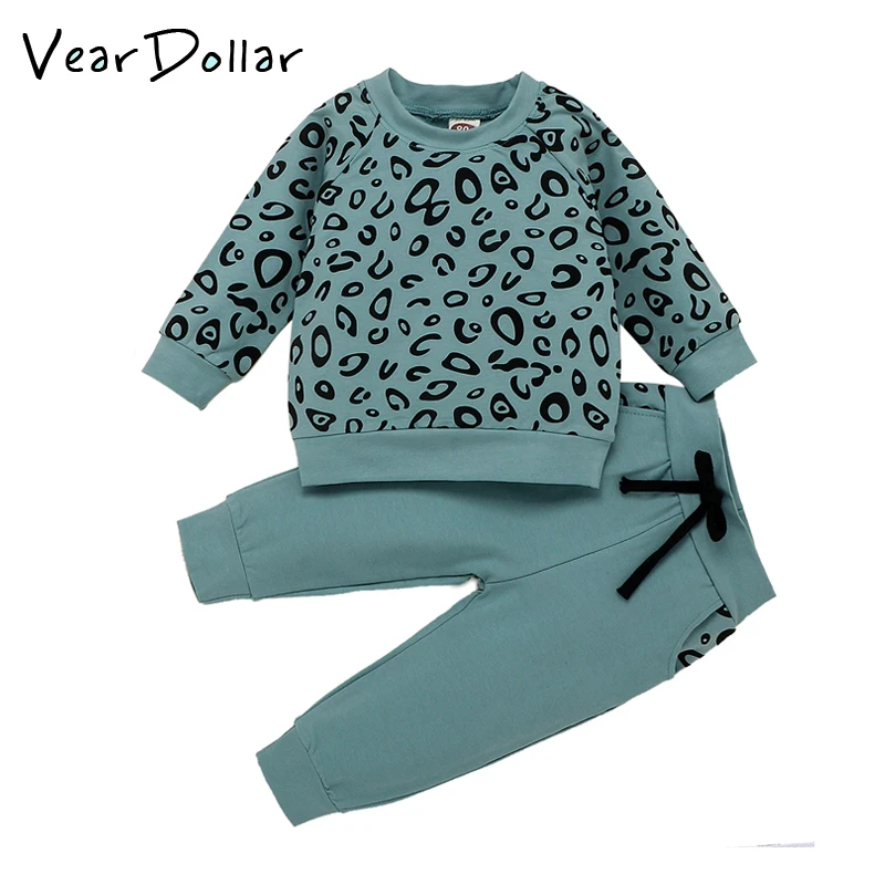 VearDoller New Fashion Leopard Print Children's Sets Long Sleeve Top + Pants Two Pieces Suit Casual Kids Clothes Boys Pants Sets
VearDoller New Fashion Leopard Print Children's Sets Long Sleeve Top + Pants Two Pieces Suit Casual Kids Clothes Boys Pants Sets