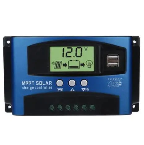 MPPT 60A Solar Charge Controller Dual USB LCD Display 12V 24V Three-Stage Charge Management Effectively Protect The Battery
MPPT 60A Solar Charge Controller Dual USB LCD Display 12V 24V Three-Stage Charge Management Effectively Protect The Battery