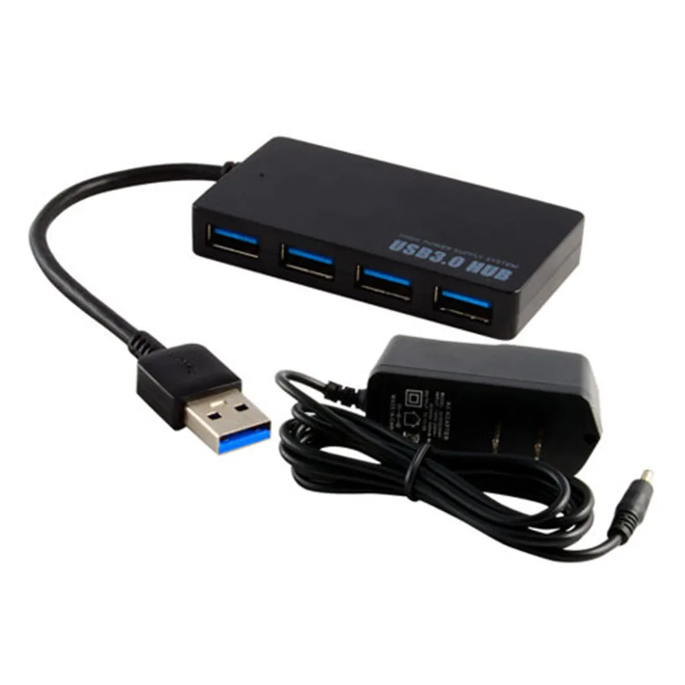 Powered 4-Port USB 3.0 Hub 5Gbps Portable Compact For PC Mac Laptop Desktop 480Mbps Hi-Speed USB Device
Powered 4-Port USB 3.0 Hub 5Gbps Portable Compact For PC Mac Laptop Desktop 480Mbps Hi-Speed USB Device