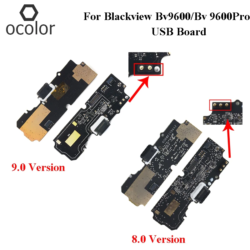 Ocolor для Blackview BV9600 9 0 USB плата запасные части Pro 8 разъем зарядки аксессуары