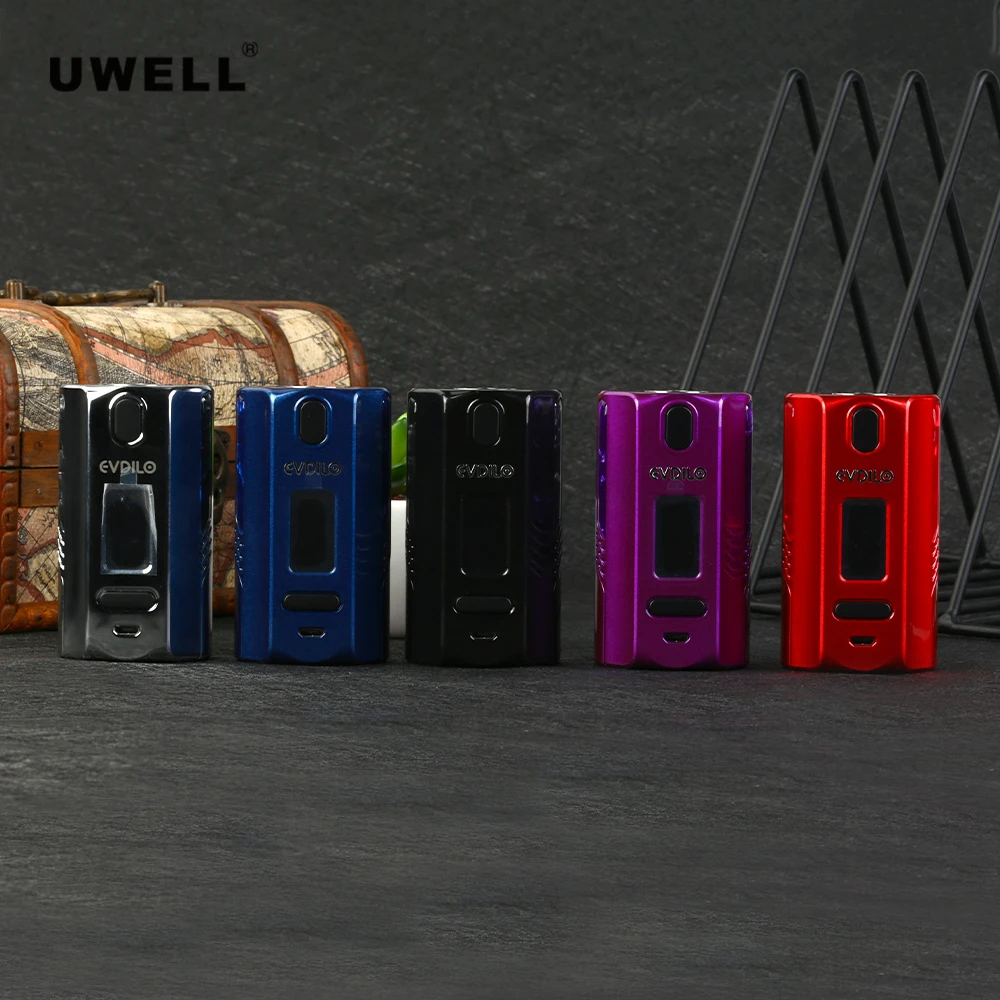 Оригинальный мод Uwell Evdilo 200 Вт бокс с поддержкой аккумуляторов 18650/20700/21700 подходит