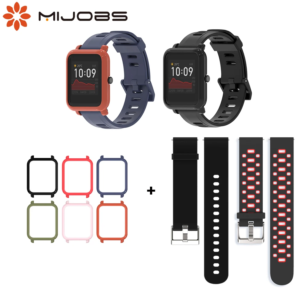For Amazfit GTS/Aamzfit BIP S Strap & Case Set Silicone Bracelet Wristbands Protector Case Cover for Huami Amazfit Smart Watch
For Amazfit GTS/Aamzfit BIP S Strap & Case Set Silicone Bracelet Wristbands Protector Case Cover for Huami Amazfit Smart Watch