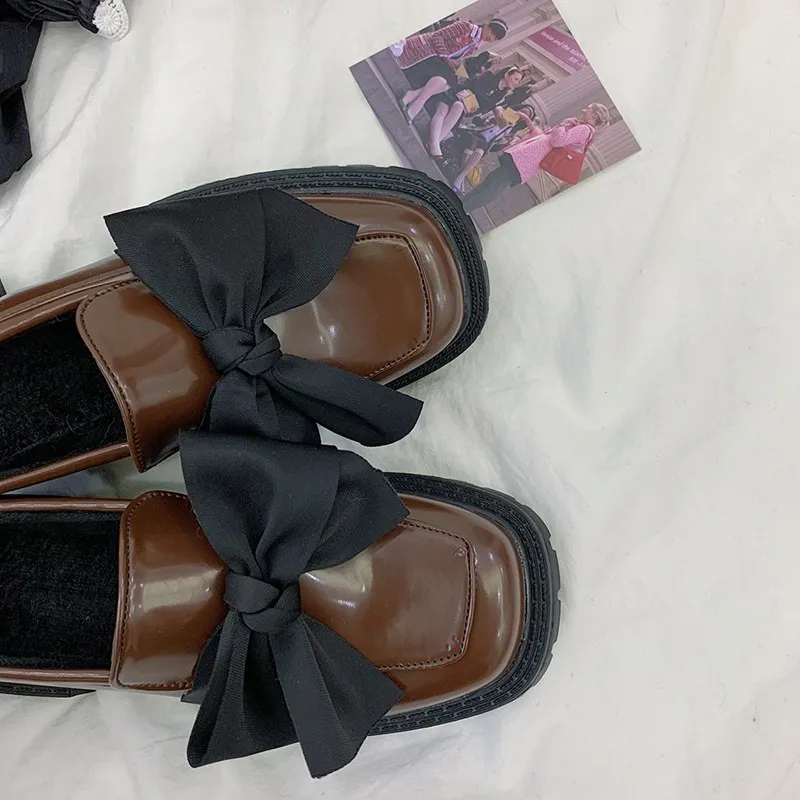 Casual Woman Shoe Korean Shoes Female Footwear Oxfords Women's All-Match Square Toe Bow-Knot 2020 New Dress Leather Butterfly
Casual Woman Shoe Korean Shoes Female Footwear Oxfords Women's All-Match Square Toe Bow-Knot 2020 New Dress Leather Butterfly