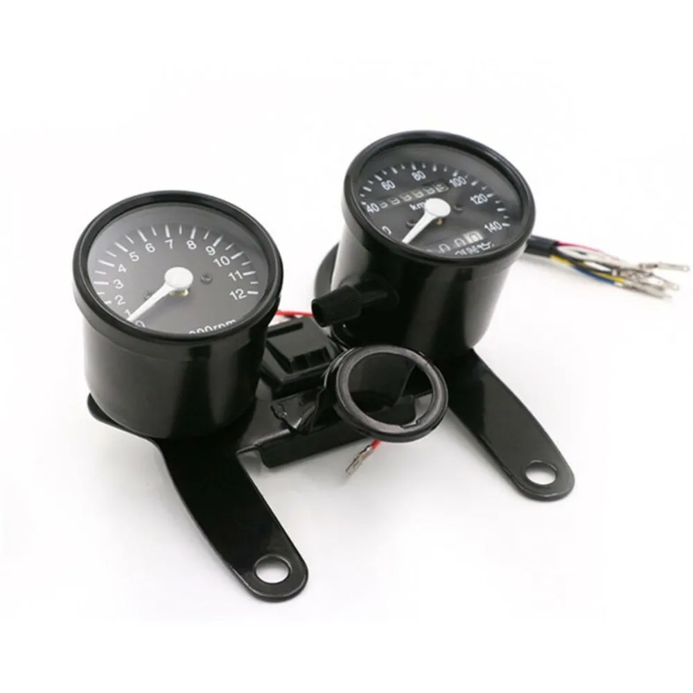 Universal Motorcycle LED Tachometer Km/h Speedometer Odometer Gauge With Bracket Stainless Steel Shell With Glass Top Gauges
Universal Motorcycle LED Tachometer Km/h Speedometer Odometer Gauge With Bracket Stainless Steel Shell With Glass Top Gauges
