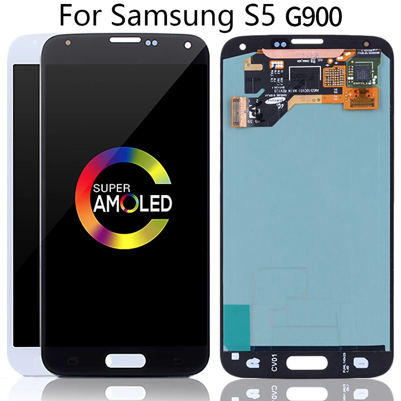 Дисплей Super AMOLED 5,1 дюйма для Samsung Galaxy S5, G900, G900M, G900F, G900H, ЖК-дисплей, сенсорный дигитайзер в сборе
Дисплей Super AMOLED 5,1 дюйма для Samsung Galaxy S5, G900, G900M, G900F, G900H, ЖК-дисплей, сенсорный дигитайзер в сборе