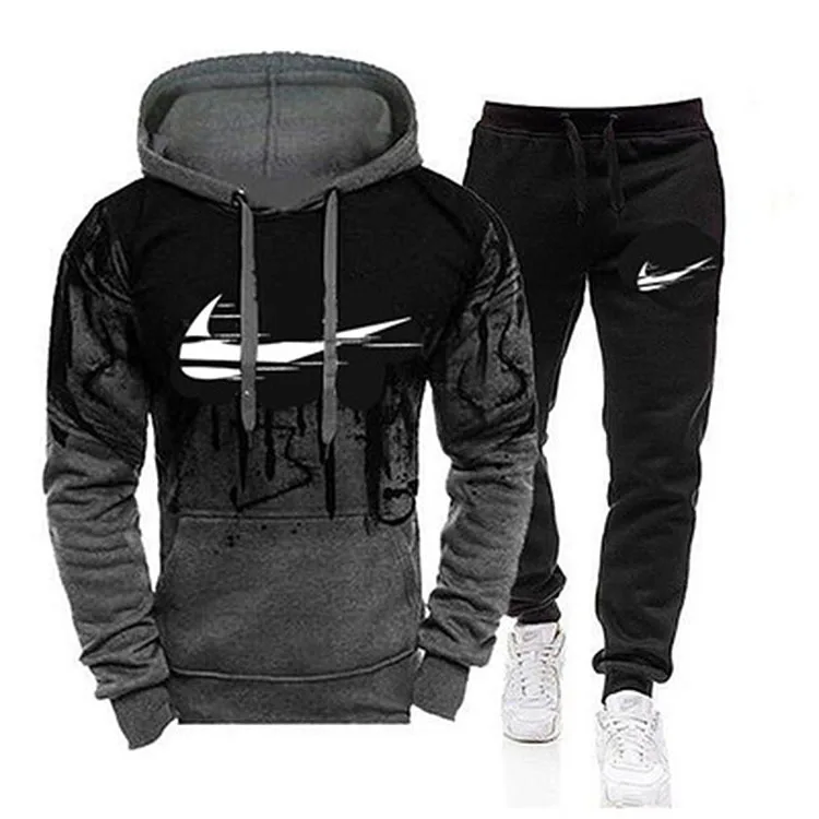 Brand Printed Autumn And Winter Jacket Men's Suit Sportswear 2-Piece Hooded Pants Jogging Fitness Sports Hedging Sportswear Suit
Brand Printed Autumn And Winter Jacket Men's Suit Sportswear 2-Piece Hooded Pants Jogging Fitness Sports Hedging Sportswear Suit