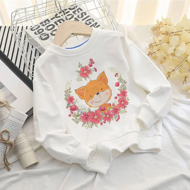 Gril Animal And Flowers Sweatshirt Wimter New Children's Clothing Anime Loose Casual Clothes Young Children For Grils Cute
Gril Animal And Flowers Sweatshirt Wimter New Children's Clothing Anime Loose Casual Clothes Young Children For Grils Cute