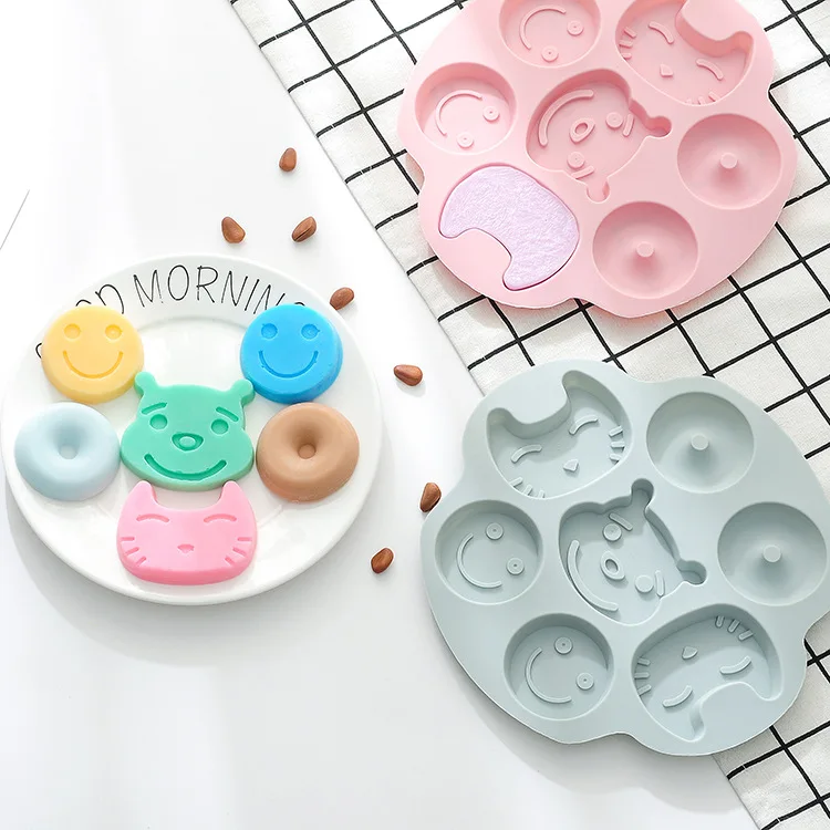 7 grid cartoon smiling animal silicone mold cookie fudge chocolate pudding silicone cake mold donut mold kitchen baking supplies
7 grid cartoon smiling animal silicone mold cookie fudge chocolate pudding silicone cake mold donut mold kitchen baking supplies