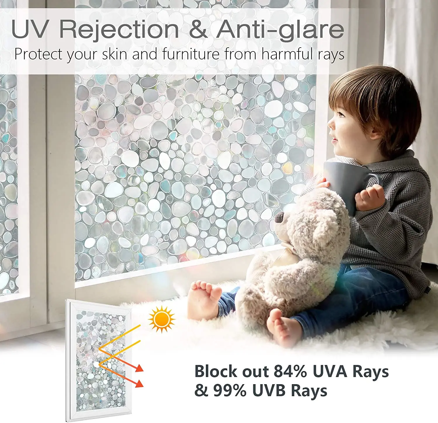 Window Film Privacy 3D Decorative Static Window Cling Non Adhesive Removable Window Glass Vinyl Window Sticker for Home Office
Window Film Privacy 3D Decorative Static Window Cling Non Adhesive Removable Window Glass Vinyl Window Sticker for Home Office