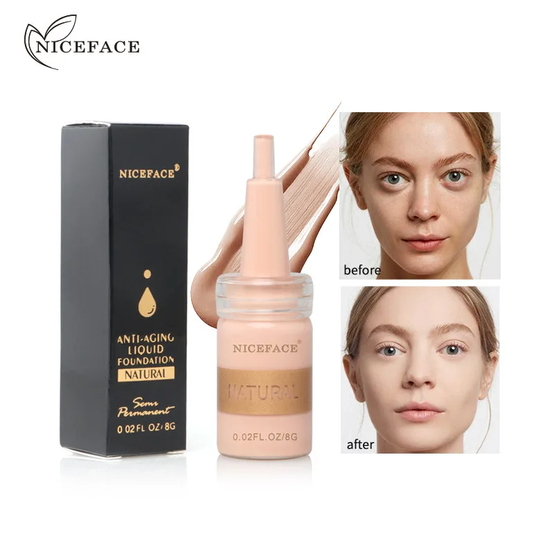 5 colors clear and flawless repairing moisturizing oil control liquid foundation concealer makeup tools drop shiping
5 colors clear and flawless repairing moisturizing oil control liquid foundation concealer makeup tools drop shiping