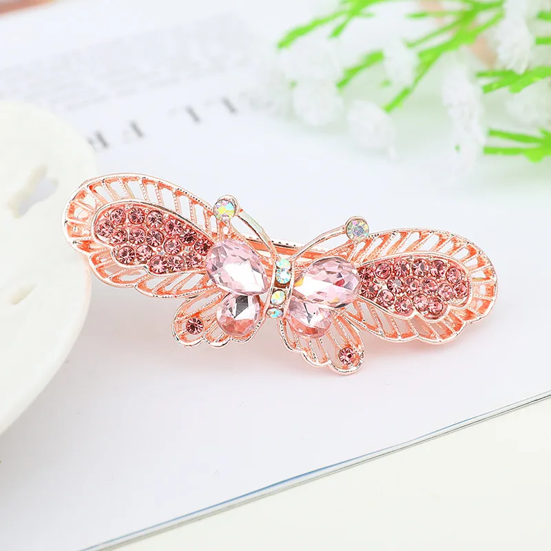 2021 New Oriental Beauty Color Rhinestone Alloy Creative Colorful Butterfly Fashion Rhinestone Big Spring Clip Hairpin A37 
2021 New Oriental Beauty Color Rhinestone Alloy Creative Colorful Butterfly Fashion Rhinestone Big Spring Clip Hairpin A37