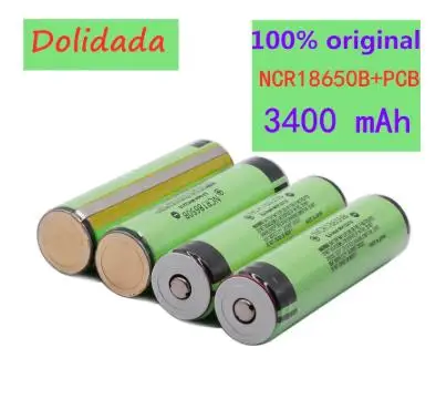 20PCS Original Protected 18650 NCR18650B Rechargeable Li-ion battery 3.7V With PCB 3400mAh For Flashlight 18650 batteries use
20PCS Original Protected 18650 NCR18650B Rechargeable Li-ion battery 3.7V With PCB 3400mAh For Flashlight 18650 batteries use