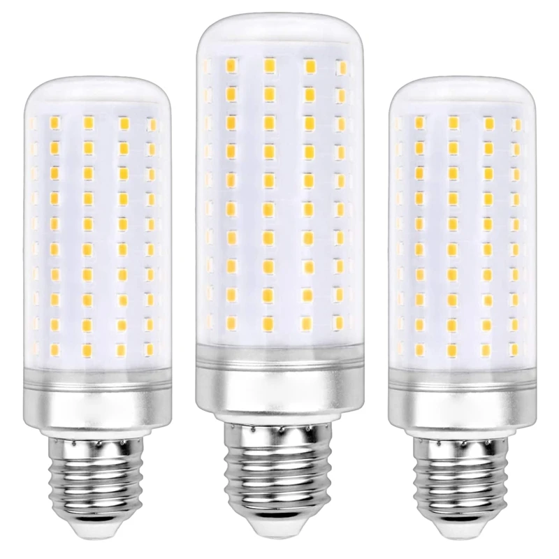 E27 LED Light Bulbs,3 Pcs 3000K Warm White Incandescent Bulbs 15W LED Corn Light Home Lighting Pack
E27 LED Light Bulbs,3 Pcs 3000K Warm White Incandescent Bulbs 15W LED Corn Light Home Lighting Pack