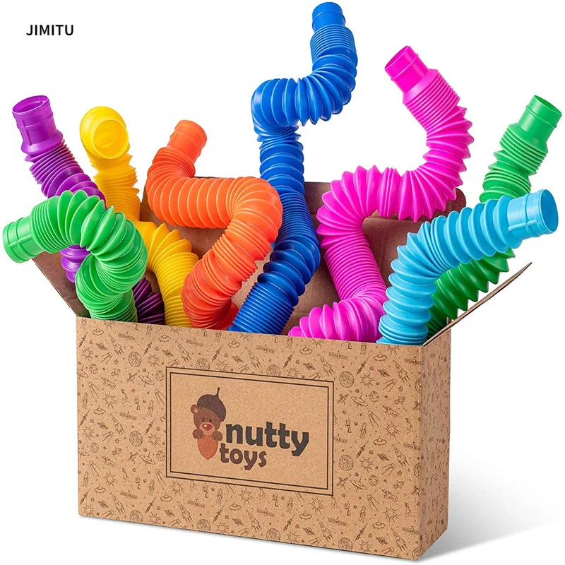 Fidget Toys Tube Sensory Colorful Heavy-Duty for Construction Building Educational Toy And Anxiety Relief Suitable Kids & Adults
Fidget Toys Tube Sensory Colorful Heavy-Duty for Construction Building Educational Toy And Anxiety Relief Suitable Kids & Adults