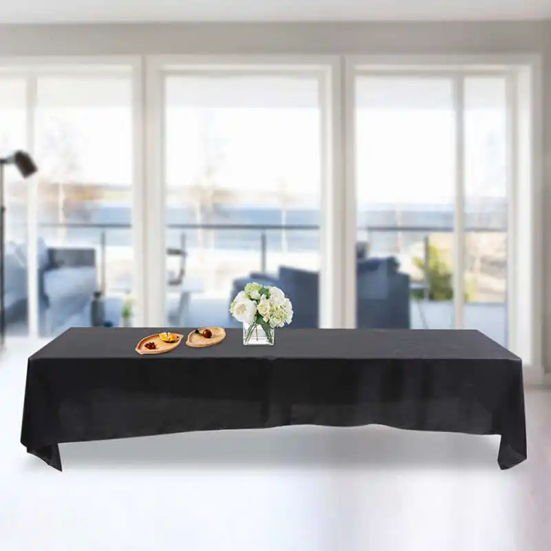 145x320cm Rectangle-shaped Tablecloth Table Cover Stain-resistant Banquet Wedding Party Decor Transparent Disposable
145x320cm Rectangle-shaped Tablecloth Table Cover Stain-resistant Banquet Wedding Party Decor Transparent Disposable