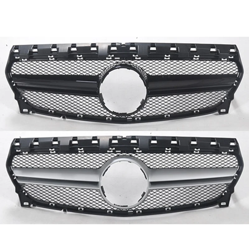 Car styling Middle grille for Mercedes-Benz CLA W117 2013-2020 AMG to CLA 45 Silver Black front bumper Auto Center Grille refit
Car styling Middle grille for Mercedes-Benz CLA W117 2013-2020 AMG to CLA 45 Silver Black front bumper Auto Center Grille refit