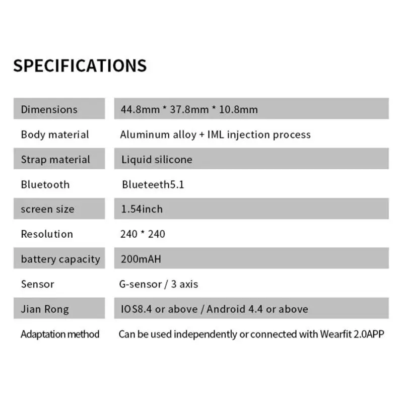 1.22 Inch Full Touch Screen B08 Intelligent Call Bracelet Blood Pressure Blood Oxygen Health Detection Waterproof Smart Watch
1.22 Inch Full Touch Screen B08 Intelligent Call Bracelet Blood Pressure Blood Oxygen Health Detection Waterproof Smart Watch