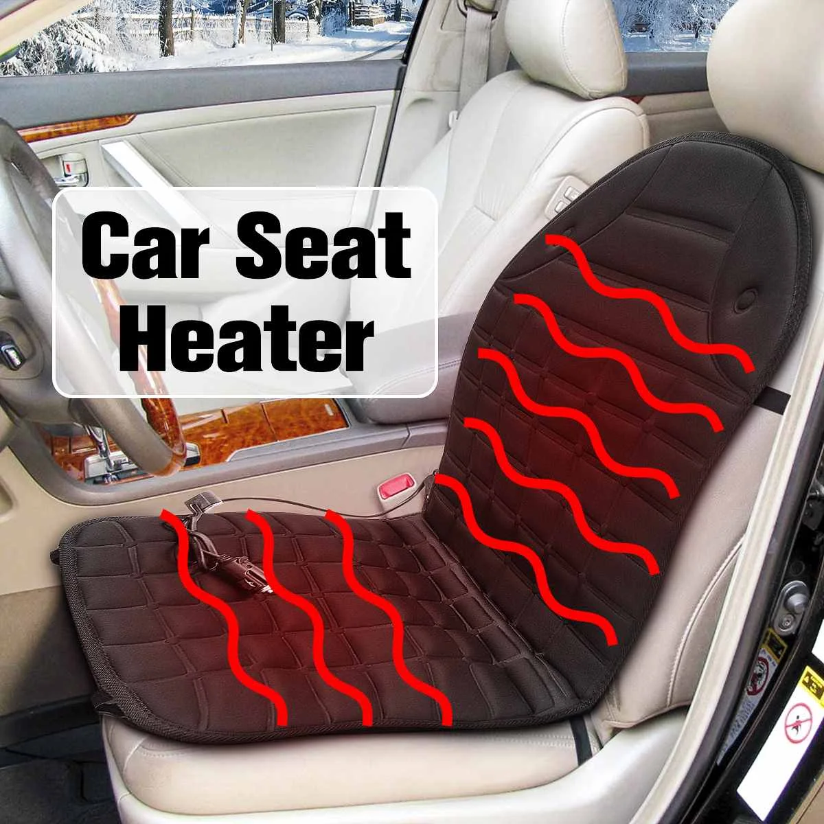 Universal 12V Car Heated Seat Cushion Heated Seat Covers 1 Pair Adjustable Auto Heating Hot Pad Cushion Electric Heated Cushion
Universal 12V Car Heated Seat Cushion Heated Seat Covers 1 Pair Adjustable Auto Heating Hot Pad Cushion Electric Heated Cushion