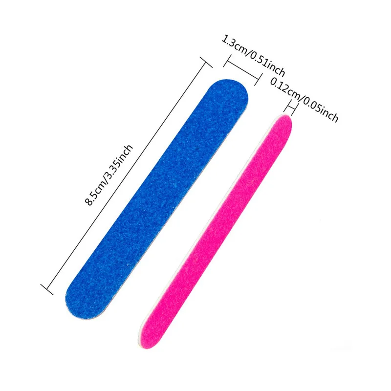 100pcs Double-sided Wood Nail Files Disposable Mini Nail Manicure Tools grit 150/180 85mm Pedicure sanding wood nail buffer
100pcs Double-sided Wood Nail Files Disposable Mini Nail Manicure Tools grit 150/180 85mm Pedicure sanding wood nail buffer