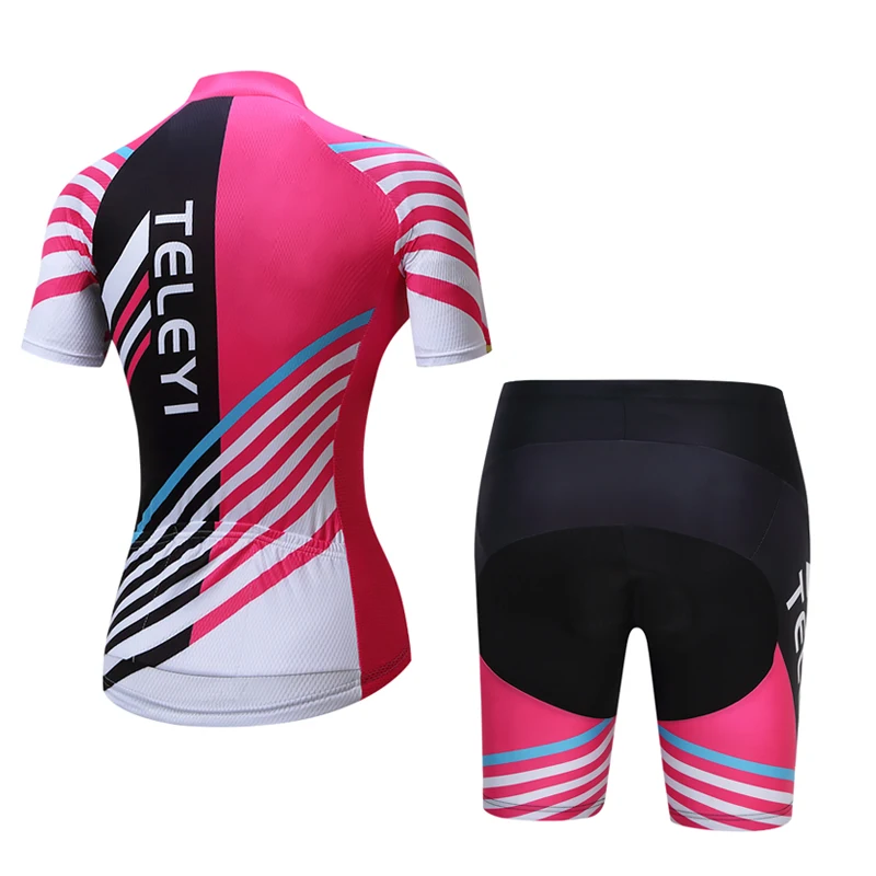 TELEYI Women Cycling Clothing Bicycle Jersey Set Female Ropa Ciclismo Girl Cycle Casual Wear Road Bike Bib Short Pant Pad Ropa
TELEYI Women Cycling Clothing Bicycle Jersey Set Female Ropa Ciclismo Girl Cycle Casual Wear Road Bike Bib Short Pant Pad Ropa