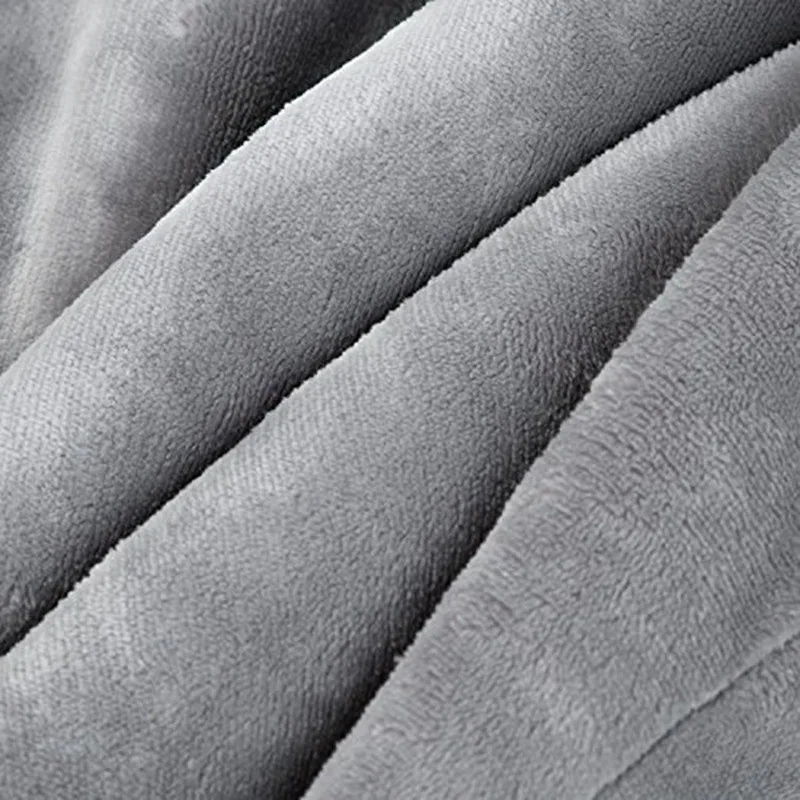 Winter Cashmere Blanket Solid Color Warm Flannel Blankets Fleece and Throws Soft Sofa Bed Cover 130x160cm | Дом и сад
