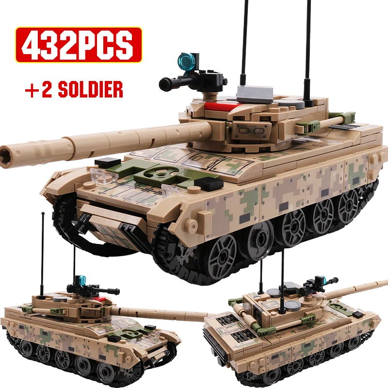432pcs Tank Building Blocks Toys Military WW2 Army Action Figures Vehicle Aircraft Main battle Tank Children Educational Toys
432pcs Tank Building Blocks Toys Military WW2 Army Action Figures Vehicle Aircraft Main battle Tank Children Educational Toys