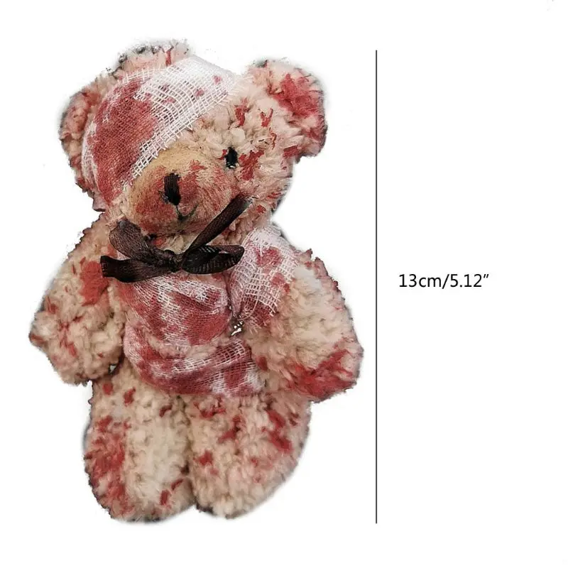 Punk Bloody Plush Bear Keychain Halloween Injured Animal Bear Doll Key Ring Bags Pendant Creative Fashion Cool Jewelry
Punk Bloody Plush Bear Keychain Halloween Injured Animal Bear Doll Key Ring Bags Pendant Creative Fashion Cool Jewelry