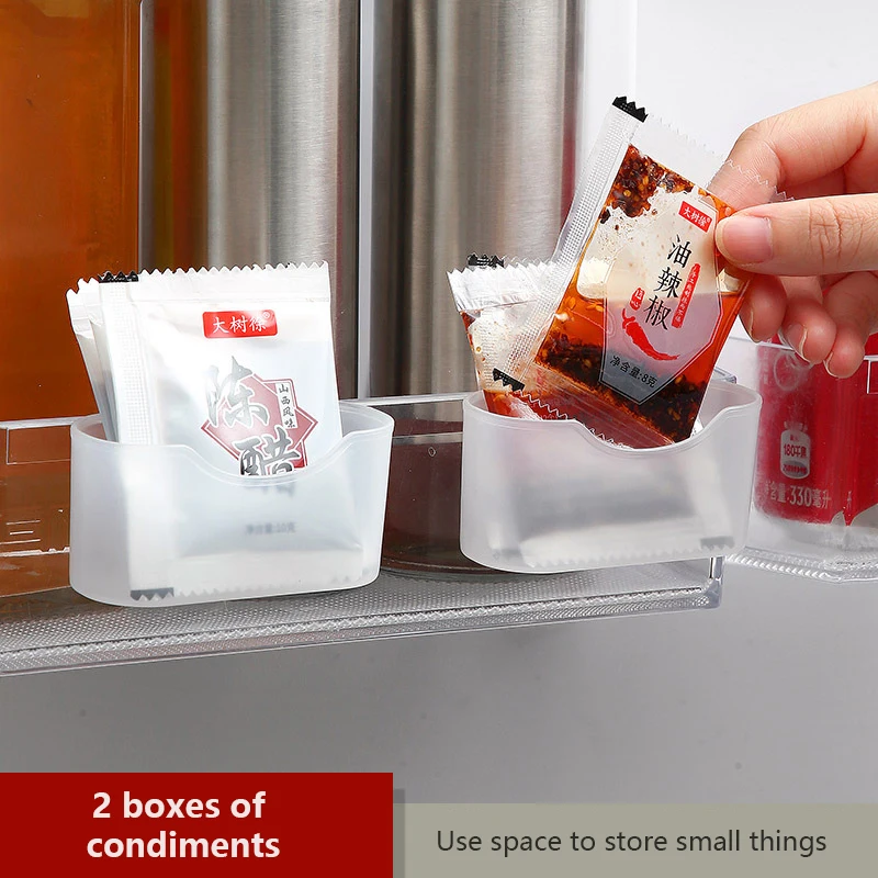 1/2/5pcs refrigerator storage artifact multi-function plastic material seasoning special gap storage box partition hanger
1/2/5pcs refrigerator storage artifact multi-function plastic material seasoning special gap storage box partition hanger