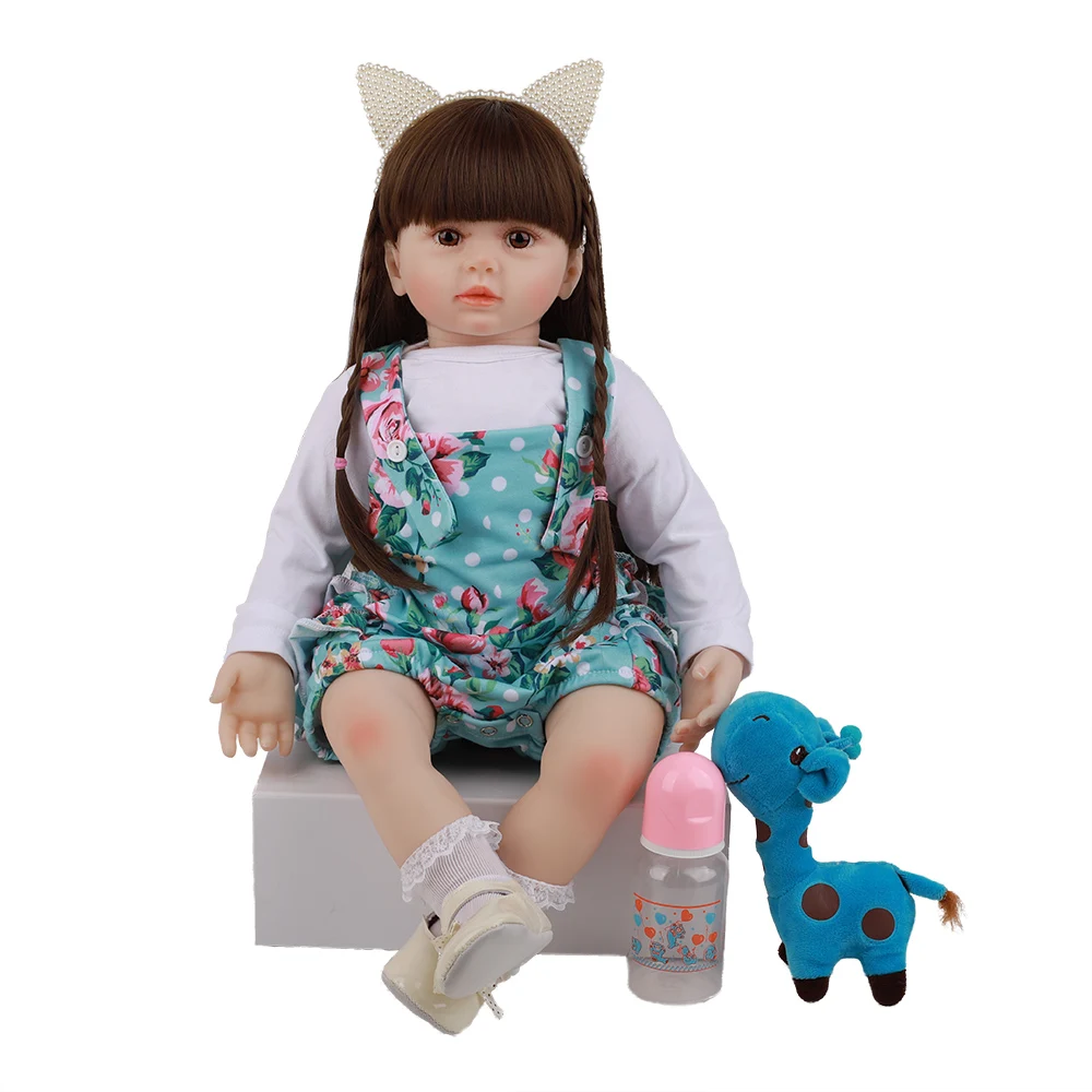 60 CM New Arrival Reborn Baby Dolls Cloth Body Wig Hair Realistic Reborn Dolls For Children Play Toys Gifts
60 CM New Arrival Reborn Baby Dolls Cloth Body Wig Hair Realistic Reborn Dolls For Children Play Toys Gifts
