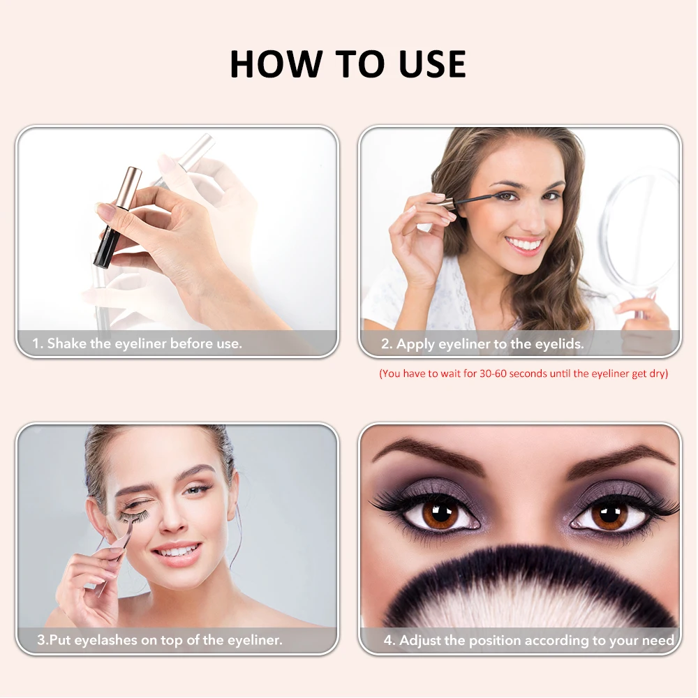 5 Pairs Magnetic Eyelashes and Eyeliner Set Natural Long Thick Full Strip Fake Lashes Magnet Extension Eye Lashes Makeup set
5 Pairs Magnetic Eyelashes and Eyeliner Set Natural Long Thick Full Strip Fake Lashes Magnet Extension Eye Lashes Makeup set
