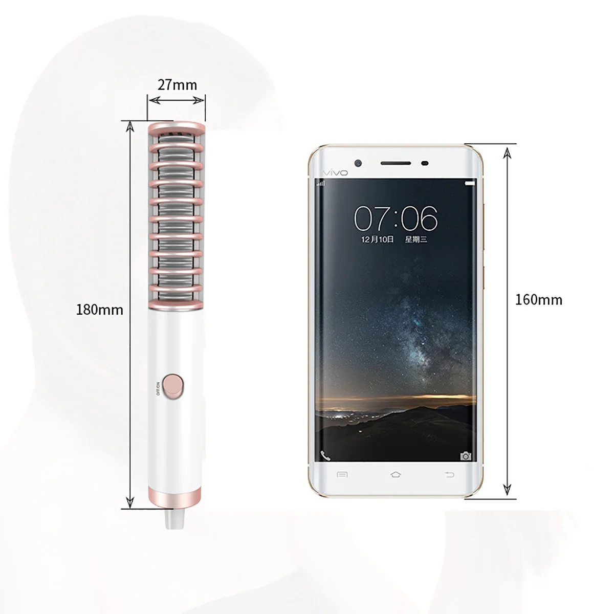 Mini Straightening Comb Multifunction PTC Heating Portable Roll Straight Dual-use Anti-scald Design
Mini Straightening Comb Multifunction PTC Heating Portable Roll Straight Dual-use Anti-scald Design