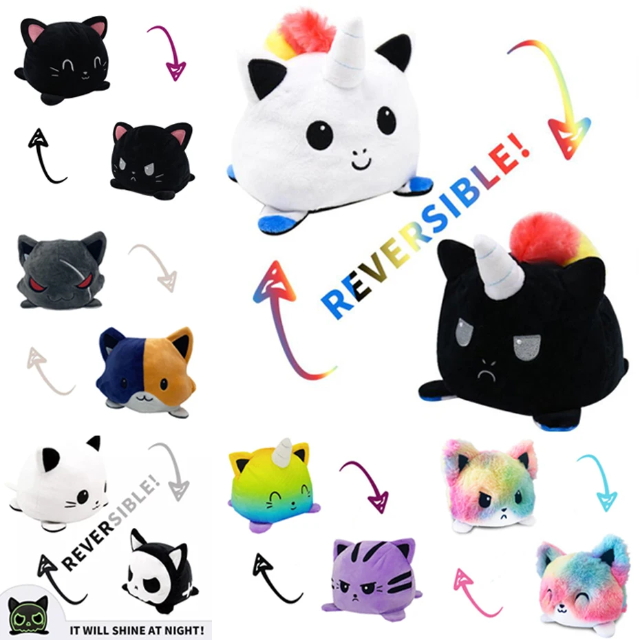 Funny toys Flip Cat Gato Kids Soft Gift Plushie Plush Animals Double-Sided Flip Doll Cute Toys Peluches For Kid Girl
Funny toys Flip Cat Gato Kids Soft Gift Plushie Plush Animals Double-Sided Flip Doll Cute Toys Peluches For Kid Girl