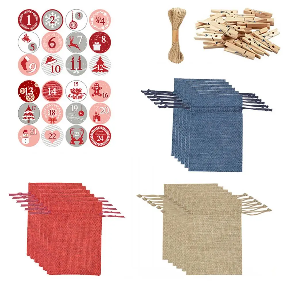 Christmas Advent Calendar Bags Charming And Unique 24 Days Countdown Gift Bags 3 Colors Treat Bags For Christmas Decorations W
Christmas Advent Calendar Bags Charming And Unique 24 Days Countdown Gift Bags 3 Colors Treat Bags For Christmas Decorations W