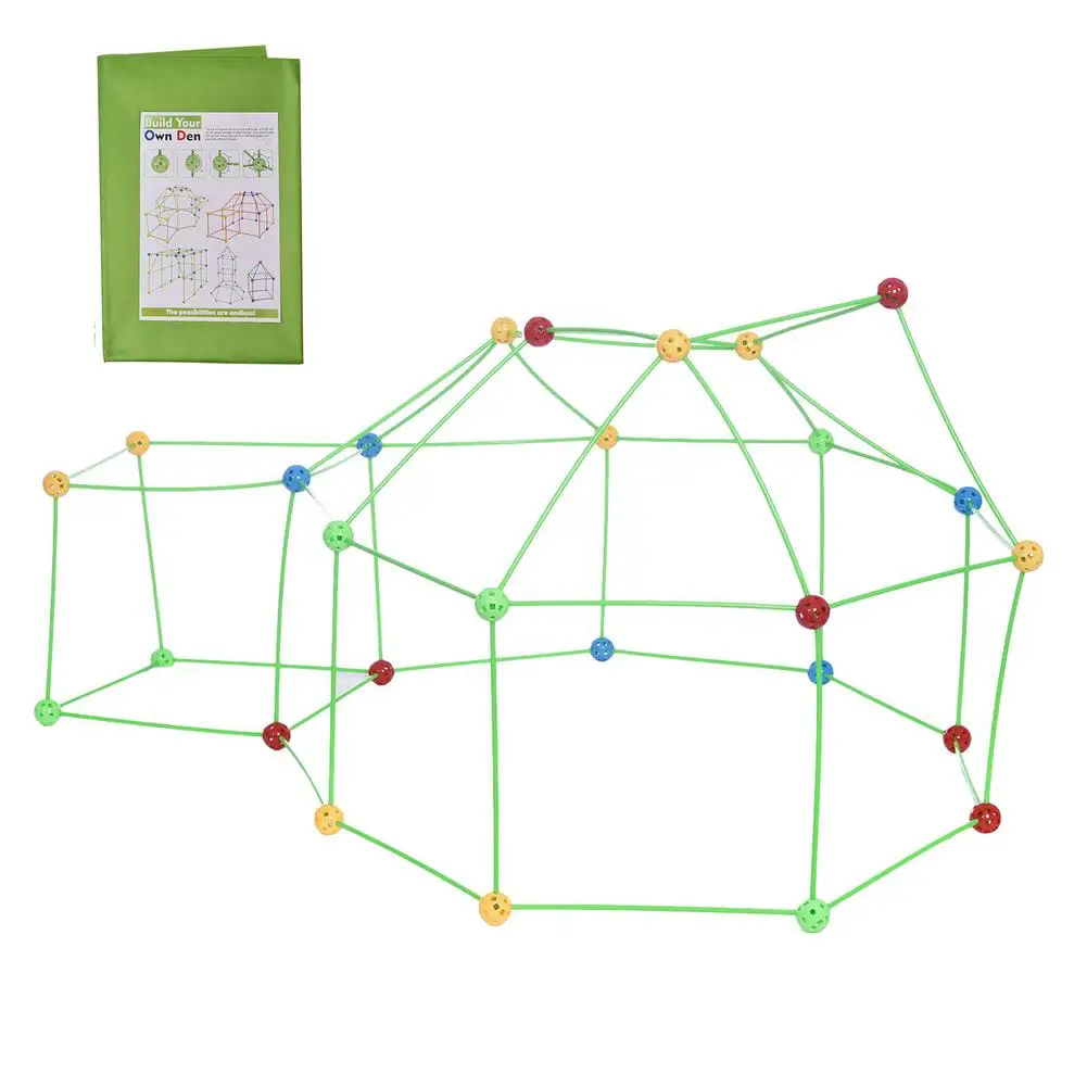 Kids Fort Building Blocks Construction Kit Creative DIY Building Castle Tunnels Play Tents House Assemble Toys For Children Gift
Kids Fort Building Blocks Construction Kit Creative DIY Building Castle Tunnels Play Tents House Assemble Toys For Children Gift