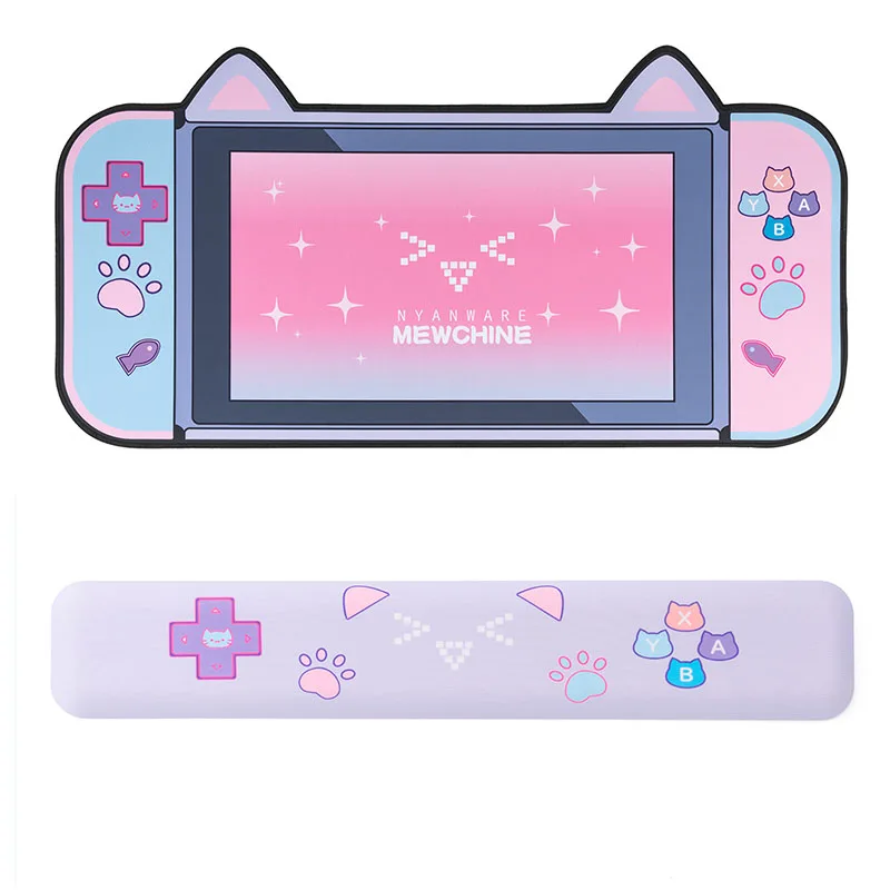 Cute Large Game Mouse Pad Keyboard Mat Cartoon Cute Cat Ears Thickened E-sports Non-slip Table Mat Desktop Mouse Pad Gamer Razer
Cute Large Game Mouse Pad Keyboard Mat Cartoon Cute Cat Ears Thickened E-sports Non-slip Table Mat Desktop Mouse Pad Gamer Razer