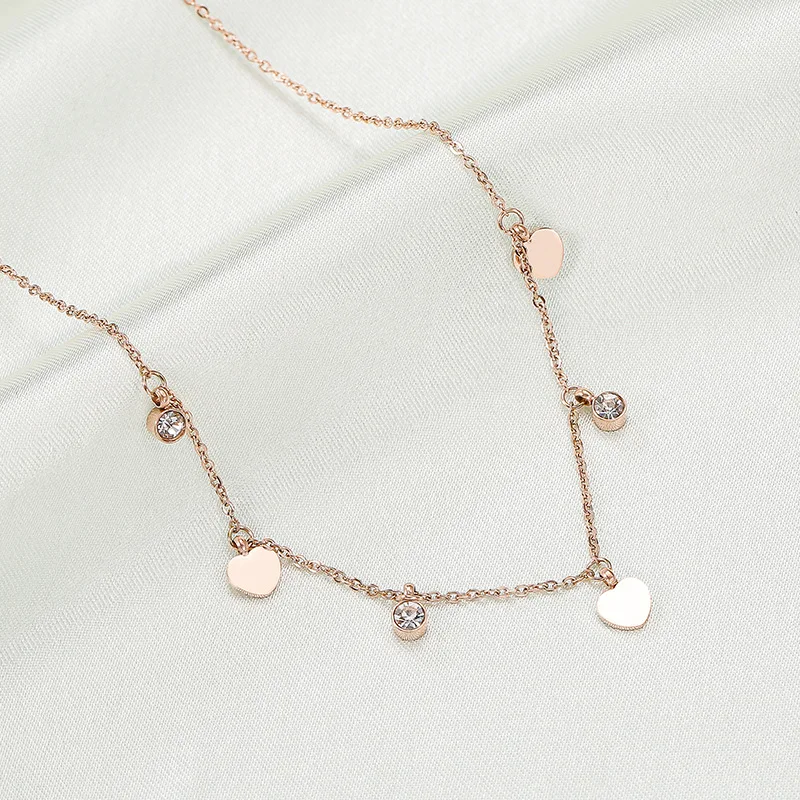 Stainless Steel Necklace for Women Heart Crystal Choker Fashion Pendant Necklace Jewelry Best Gift
Stainless Steel Necklace for Women Heart Crystal Choker Fashion Pendant Necklace Jewelry Best Gift