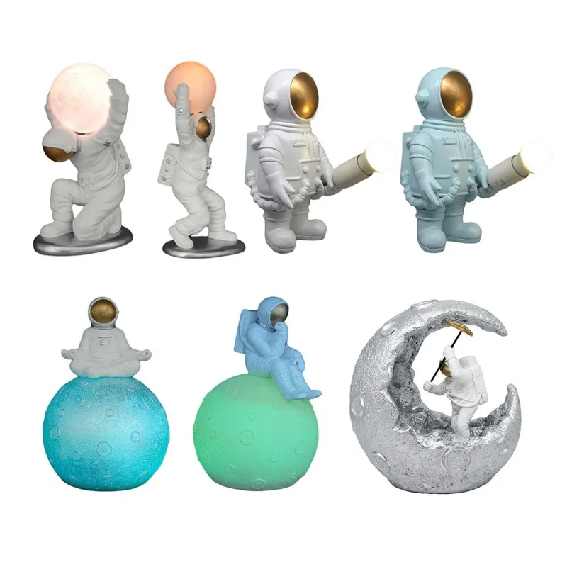 Astronaut Art Sculpture Decoration Space Man Statue With Light Resin Art&Craft Cosmonaut Statue Home Decorations
Astronaut Art Sculpture Decoration Space Man Statue With Light Resin Art&Craft Cosmonaut Statue Home Decorations