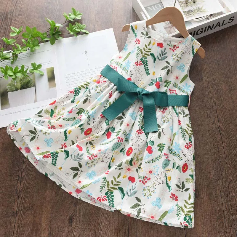 Girls Flowers Dresses Toddler Summer Casual Toddler Cotton Sling Vestidos for 3-7 Years Girl Sleeveless Children Party Costumes
Girls Flowers Dresses Toddler Summer Casual Toddler Cotton Sling Vestidos for 3-7 Years Girl Sleeveless Children Party Costumes