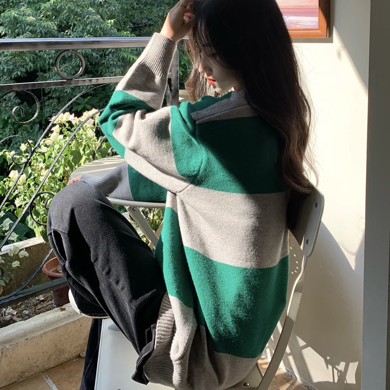 2 Colors 2020 autumn and winter korean style loose o neck knitted warm sweater womens sweaters and pullovers (C9879)
2 Colors 2020 autumn and winter korean style loose o neck knitted warm sweater womens sweaters and pullovers (C9879)
