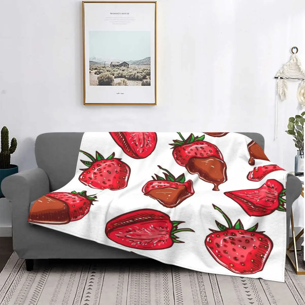 Manta de fresas y Chocolate, para cama colcha, manta a cuadros para sofra, manta Kawaii, manta ponderada
Manta de fresas y Chocolate, para cama colcha, manta a cuadros para sofra, manta Kawaii, manta ponderada