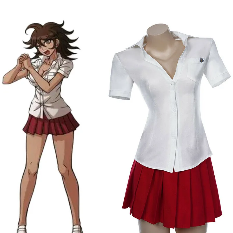 Anime Danganronpa Costume Akane Owari Cosplay Costume Halloween School Uniform JK Uniform Fancy Dress for Women 
Anime Danganronpa Costume Akane Owari Cosplay Costume Halloween School Uniform JK Uniform Fancy Dress for Women