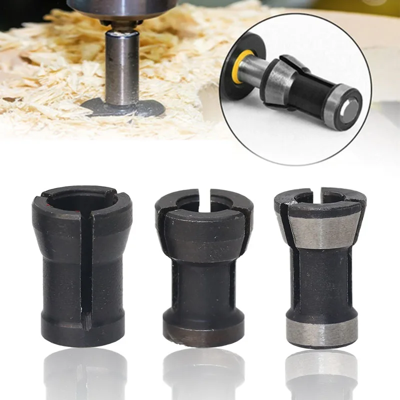 Woodworking Router Bit Engraving Machine Wood Accessories Woodworking Milling Cutter Conversion Chuck 6 / 6.35 / 8mm
Woodworking Router Bit Engraving Machine Wood Accessories Woodworking Milling Cutter Conversion Chuck 6 / 6.35 / 8mm
