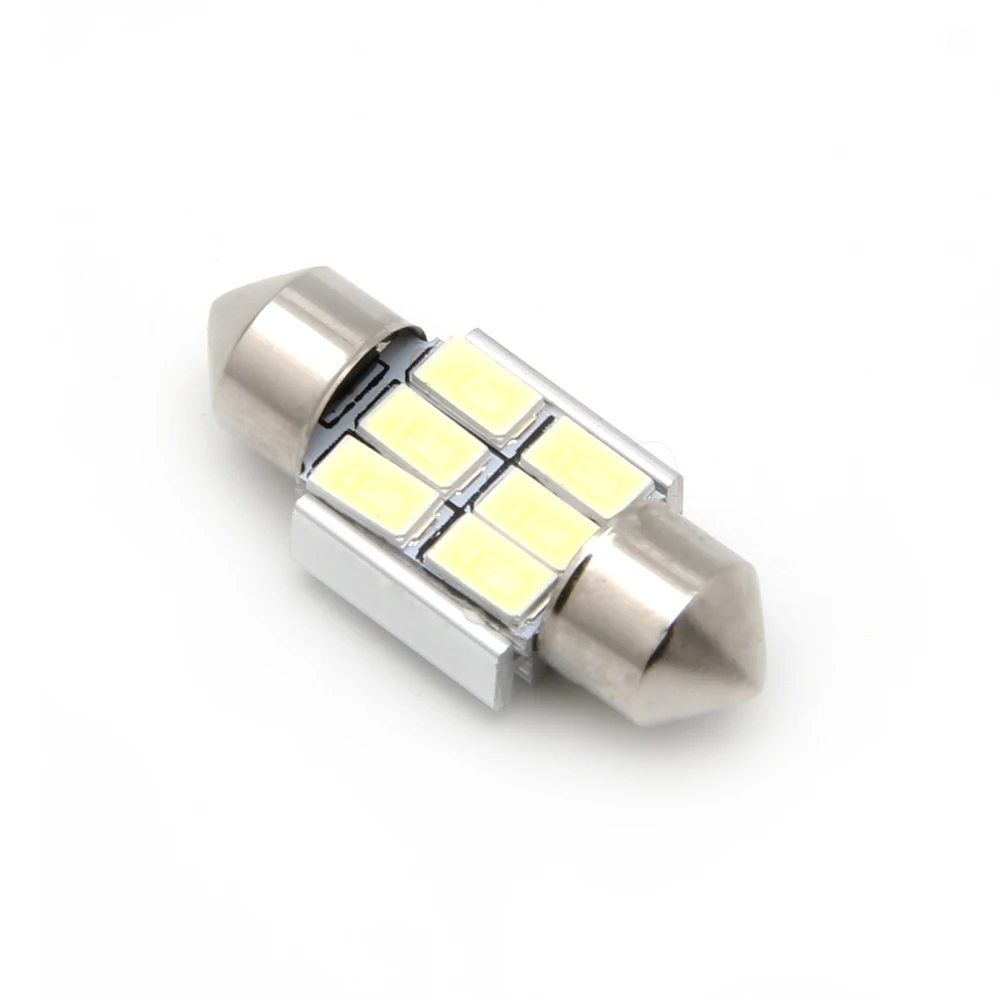 2021 New Car Dome 5630 SMD 6 LED Bulb Double Tip Light Interior Festoon 31MM White DC 12V
2021 New Car Dome 5630 SMD 6 LED Bulb Double Tip Light Interior Festoon 31MM White DC 12V