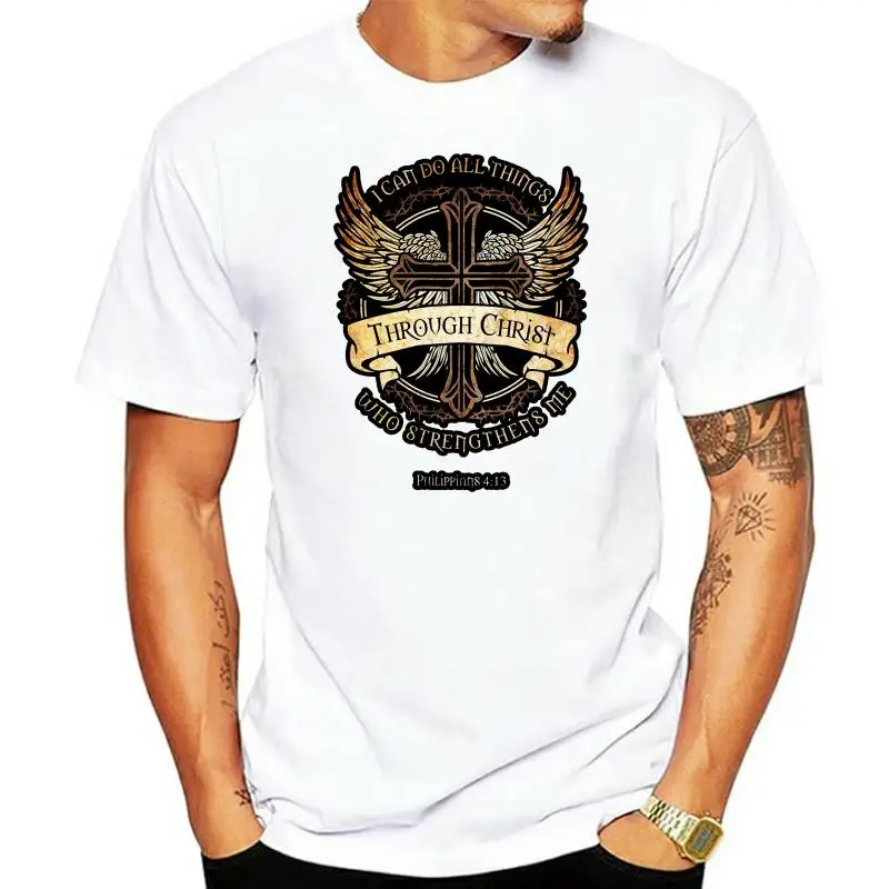 Philippians 413 Christian Men T Shirt 2019 Summer 100% Cotton Men Fashion Trends Leisure T-Shirt T Shirt Logo
Philippians 413 Christian Men T Shirt 2019 Summer 100% Cotton Men Fashion Trends Leisure T-Shirt T Shirt Logo